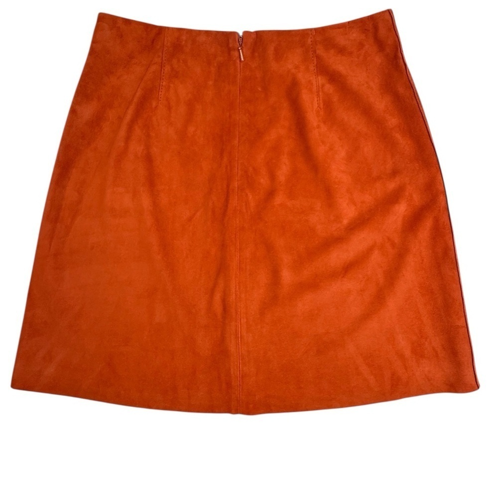 Theory 100% Lamb Leather Suede Mini Skirt. Size 0 - Picture 8 of 11